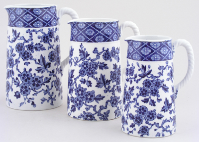 Jugs or Pitchers Set of Three c1886